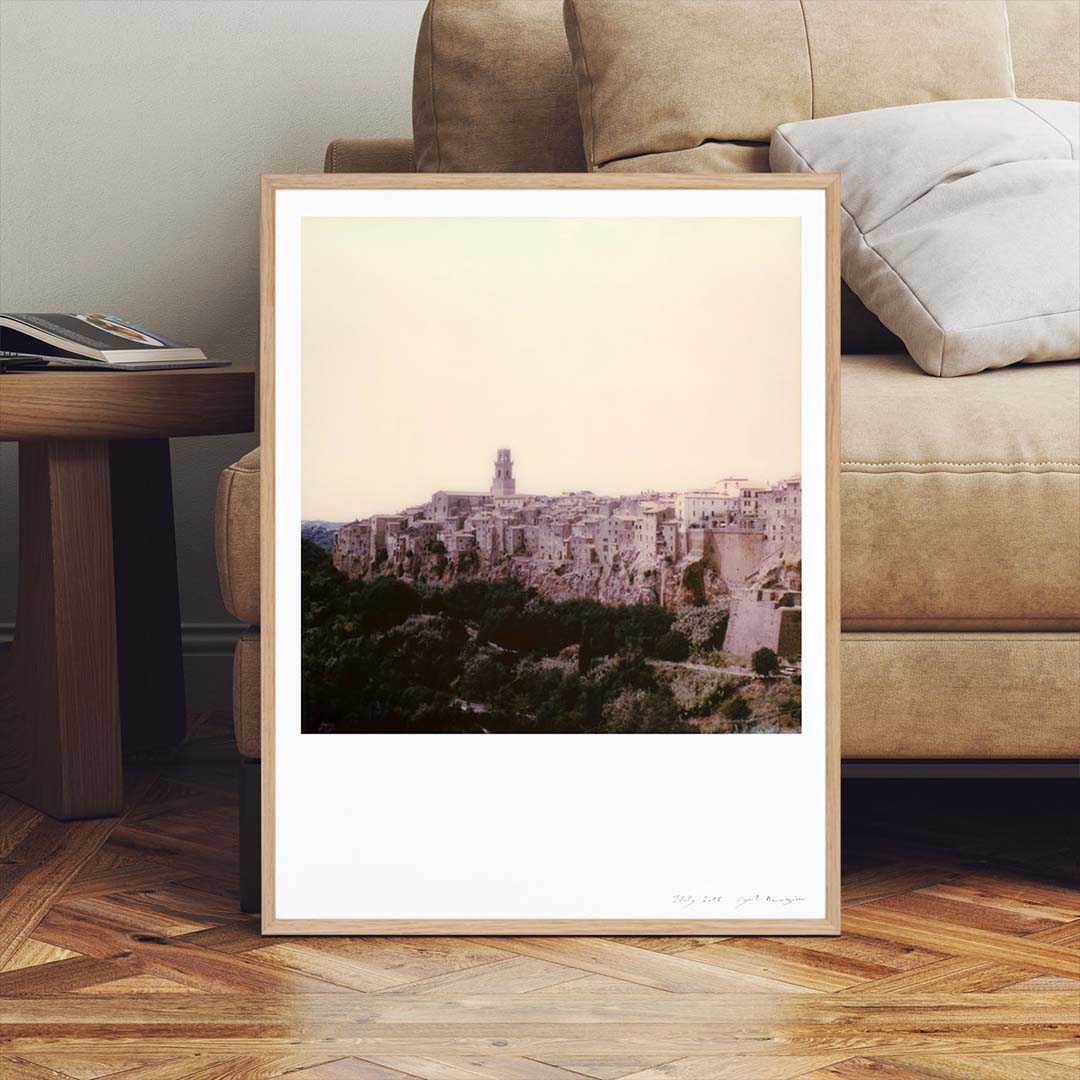 Décoration intérieur village tirage polaroid fine art