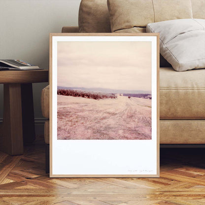 Décoration intérieur Polaroid campagne toscane italie