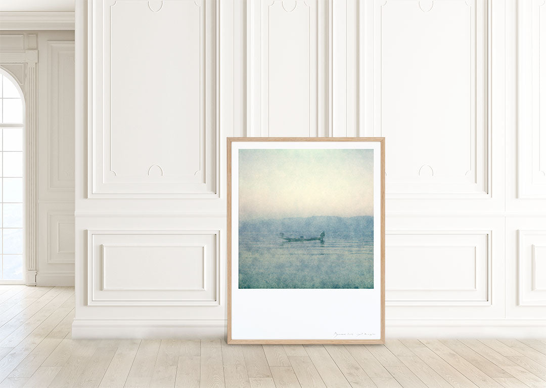 Décoration appartement Polaroid Birmanie lac Inle pêcheur