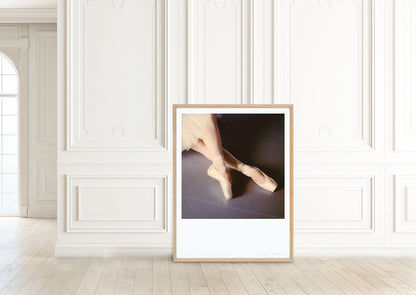 Décoration tirage Polaroid grand format danseuse ballet opéra