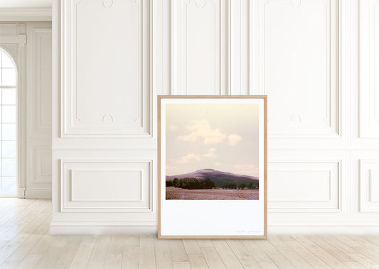 Décoration appartement Tirage Polaroid campagne Toscane italie