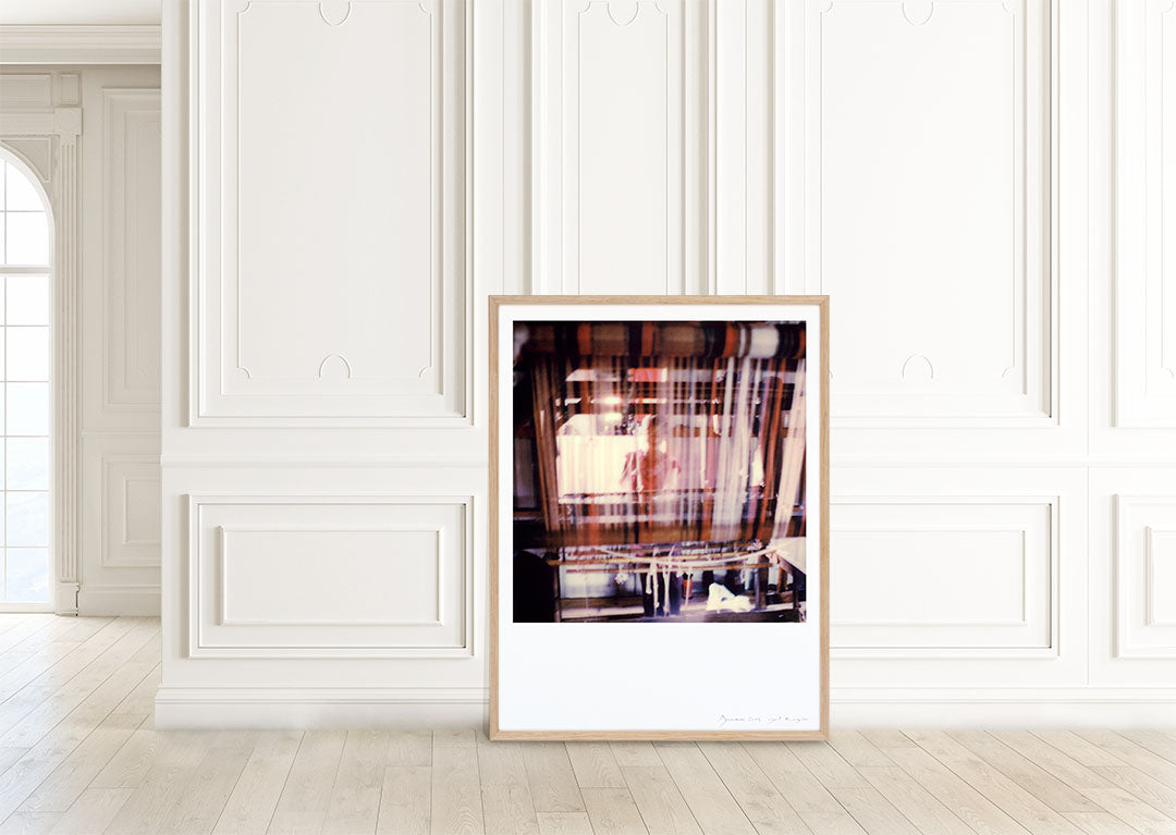 Décoration tirage Polaroid tissage lac Inle