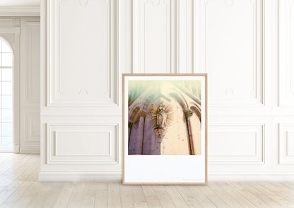 Déco appartement tirage Polaroid Vierge Marie église