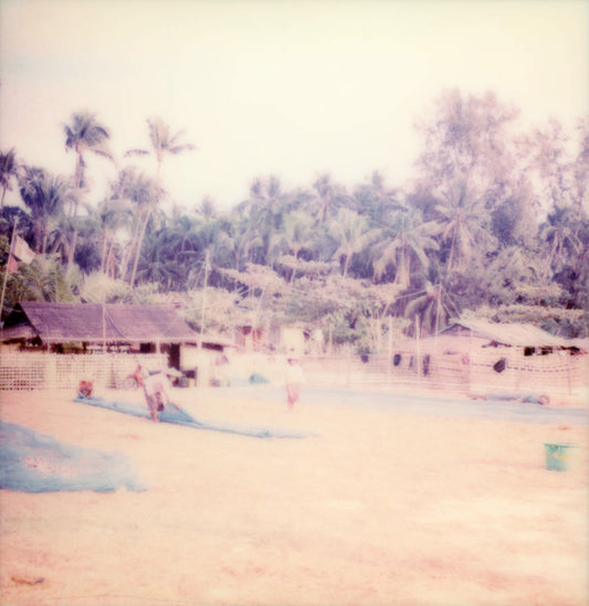 Polaroid plage birmanie