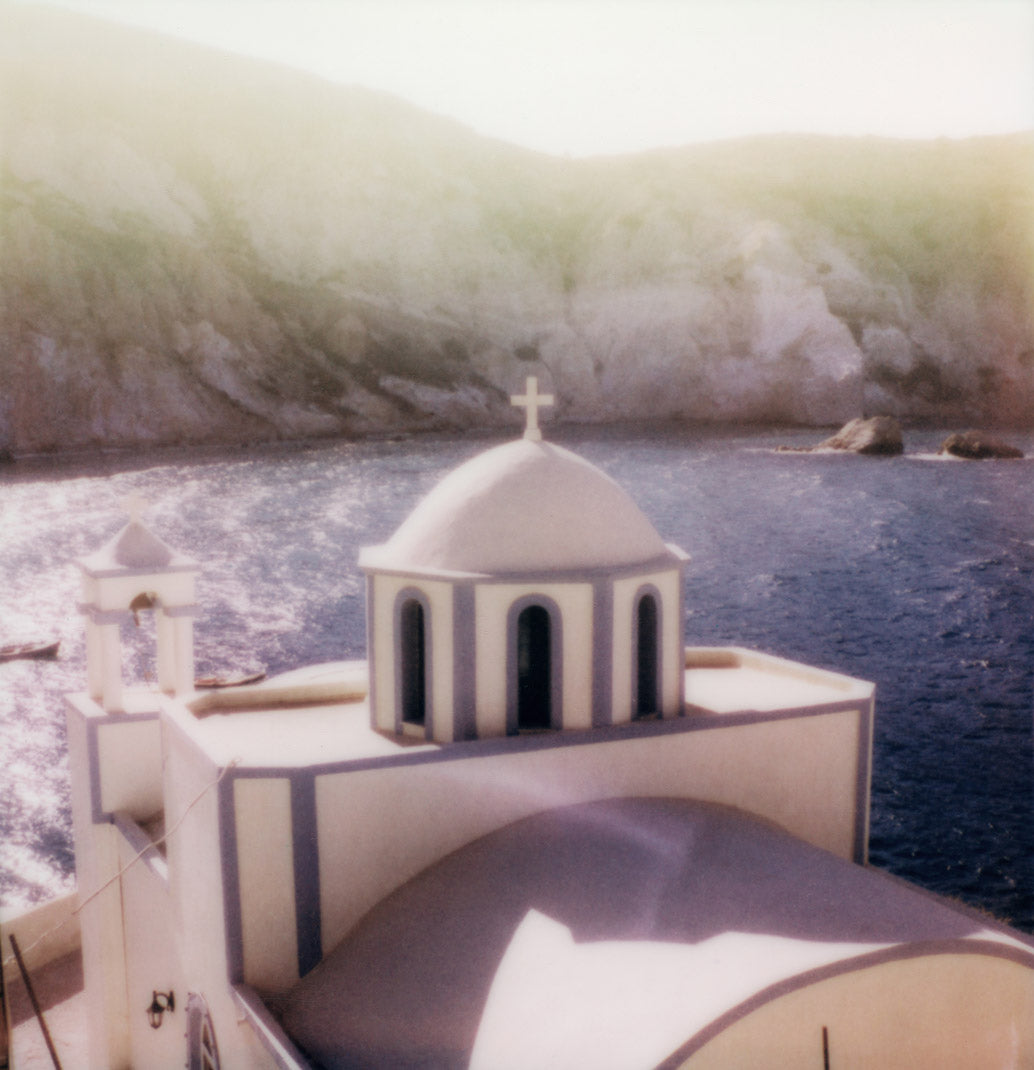 Tirage Polaroid - Eglise grecque