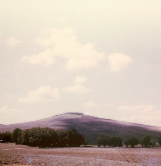 Polaroid campagne Toscane italie