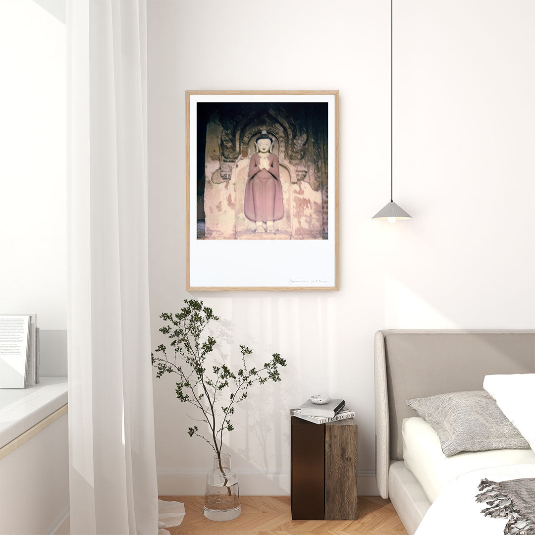 Tirage Polaroid - Bouddha rouge