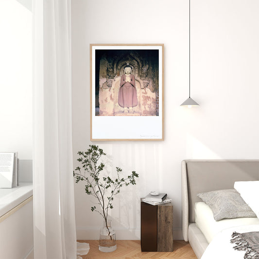 Tirage Polaroid - Bouddha rouge