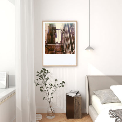 Décoration appartement tirage Polaroid chat