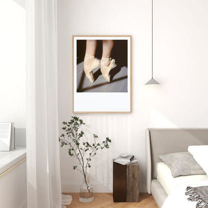 Décoration tirage Polaroid art danseuse ballet