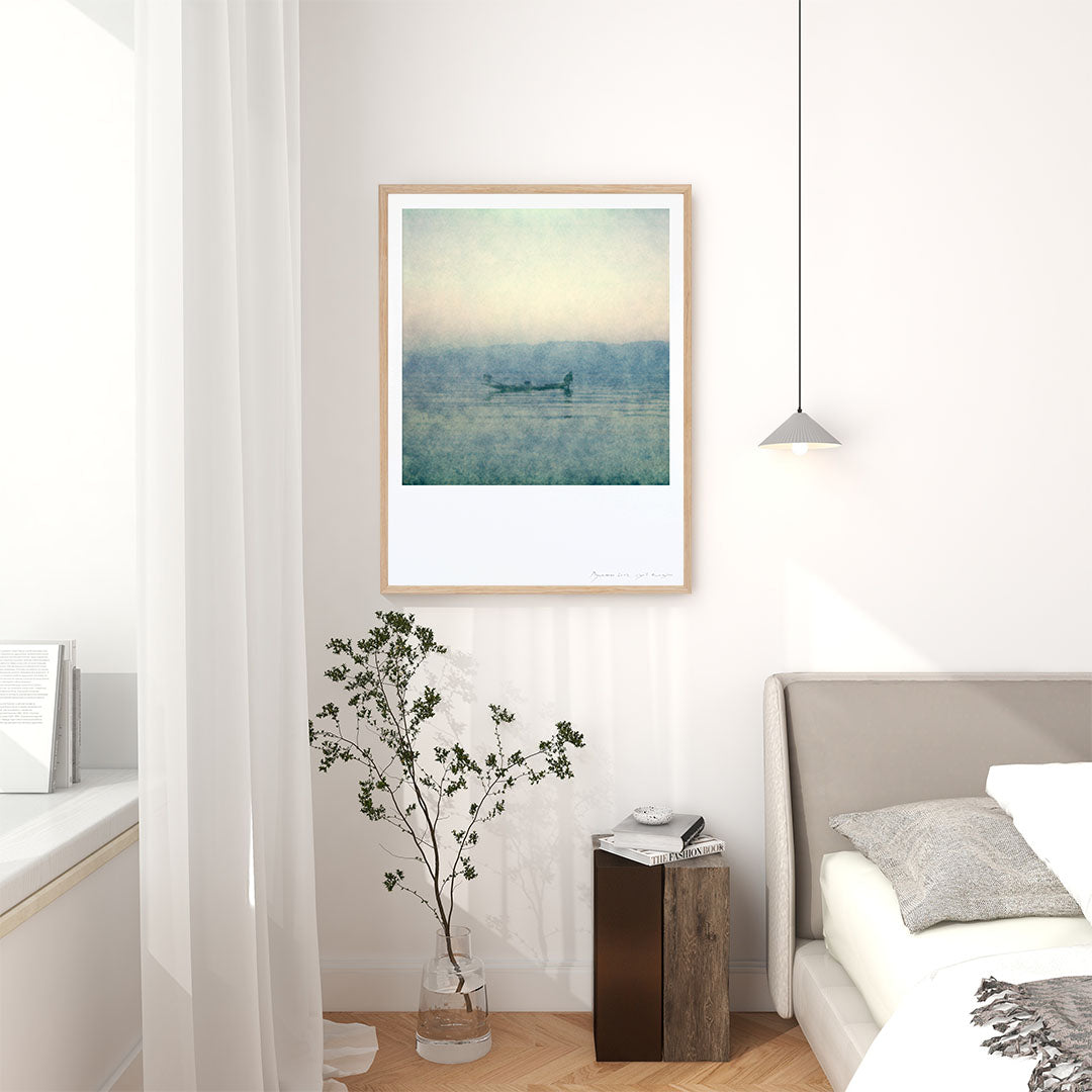 Décoration appartement Polaroid Birmanie lac Inle pêcheur