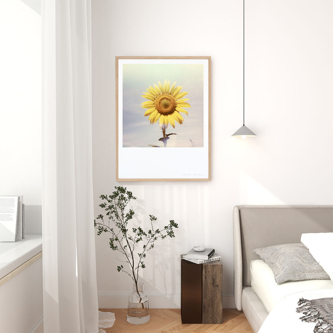 Appartement Polaroid tournesol fleur tirage impression photo