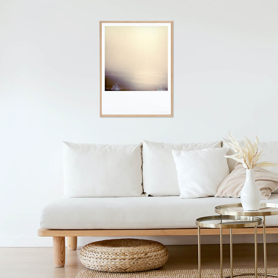 Décoration intérieur tirage Polaroid Deauville plage photo