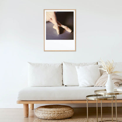 Décoration tirage Polaroid grand format danseuse ballet opéra