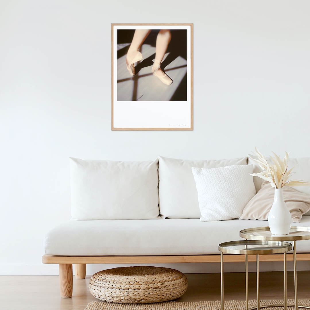 Décoration intérieur tirage Polaroid danseuse classique opéra paris