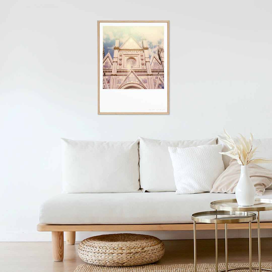 Décoration intérieur tirage Polaroid cathédrale orvieto