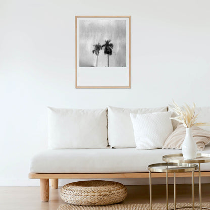 Decoration polaroid palmier