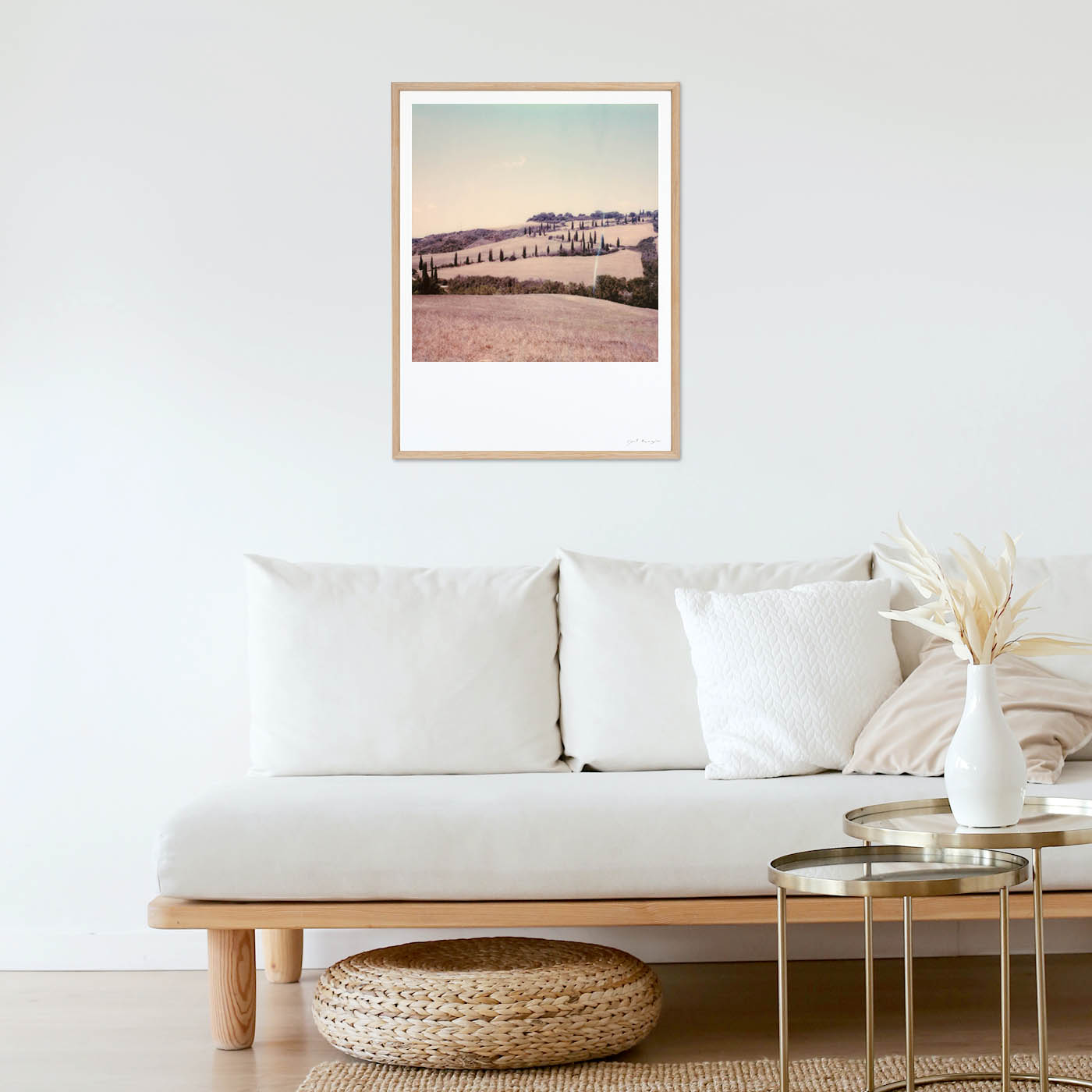 décoration intérieur tirage polaroid toscane italie