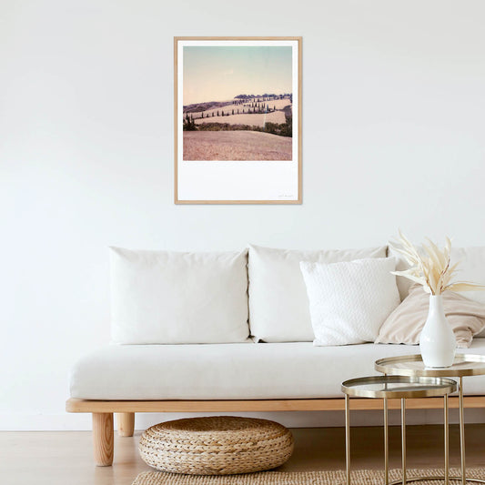 décoration intérieur tirage polaroid toscane italie