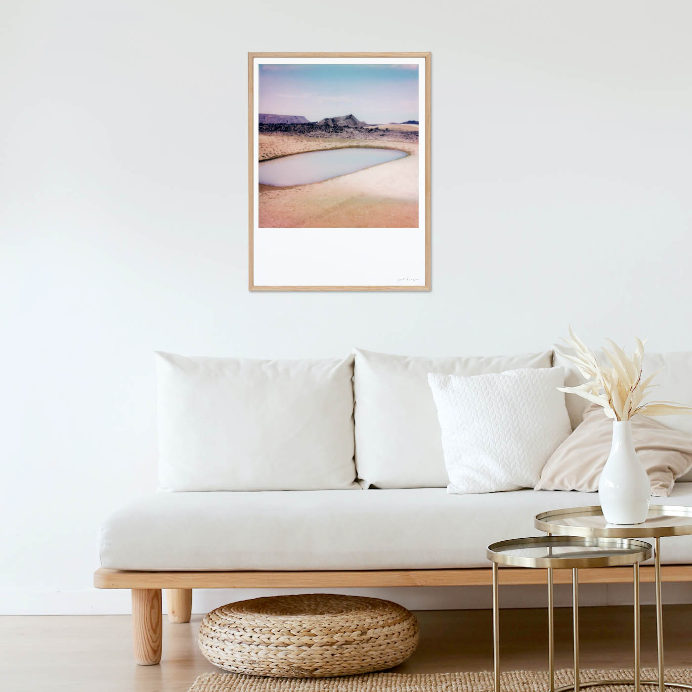 Tirage Polaroid - Lac d'islande