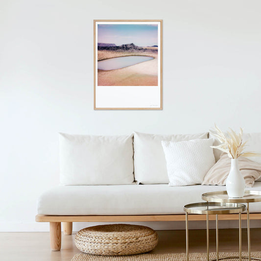 Tirage Polaroid - Lac d'islande