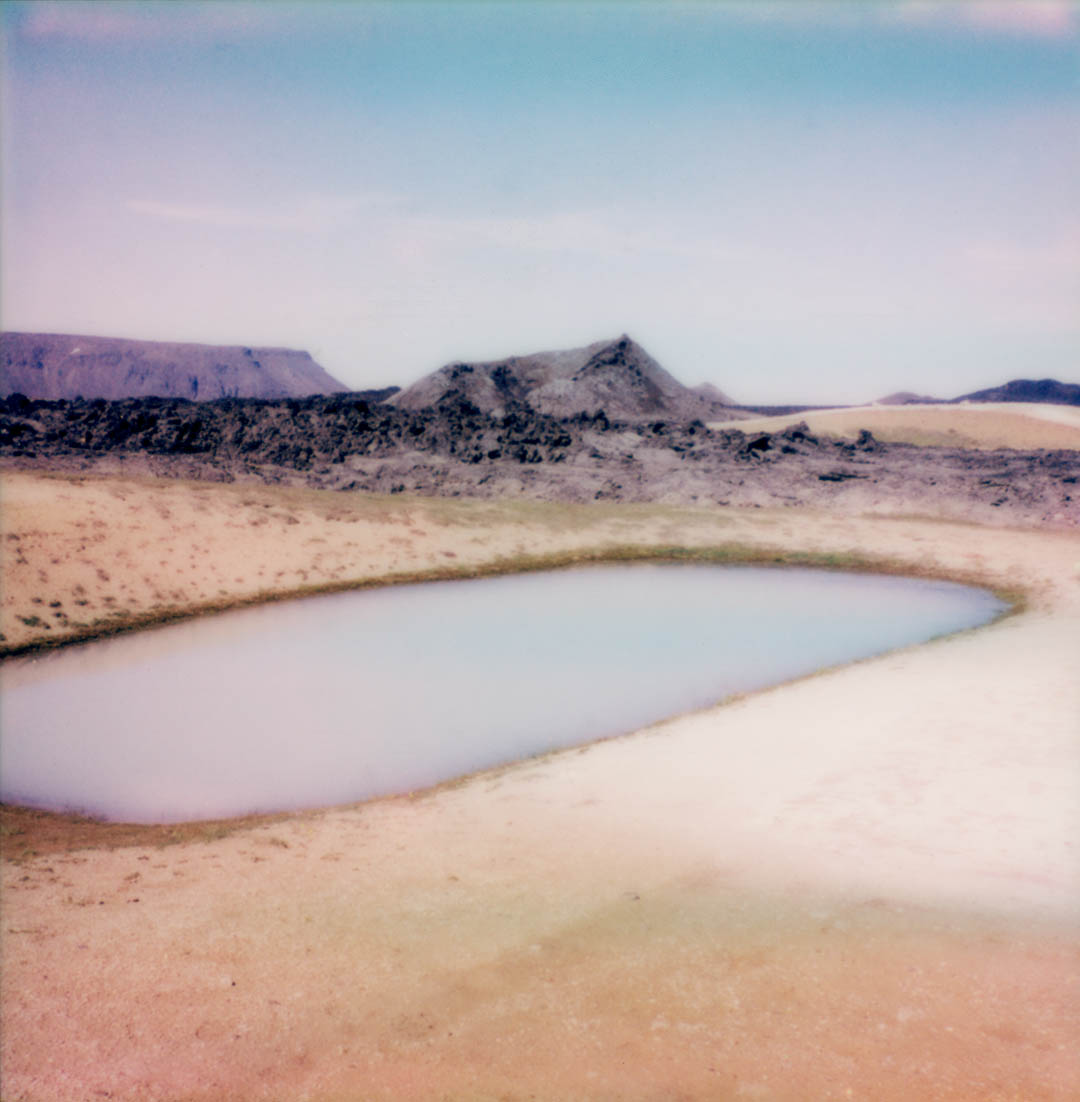 Tirage Polaroid - Lac d'islande
