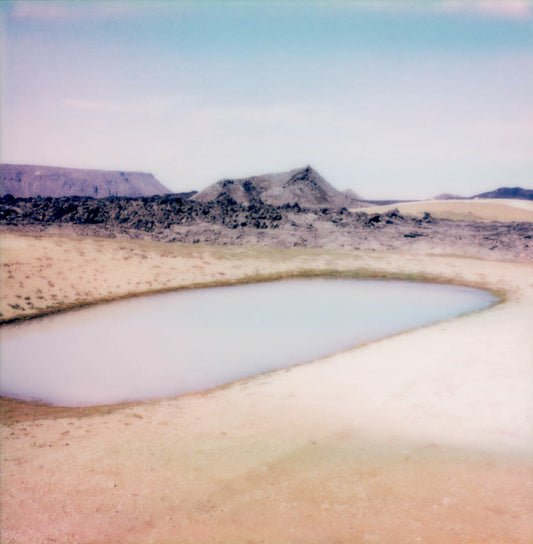 Tirage Polaroid - Lac d'islande